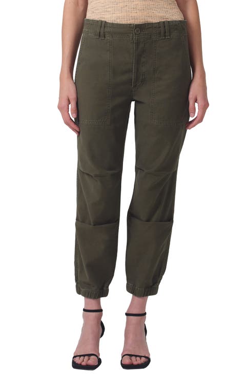 Agni Crop Twill Utility Trousers