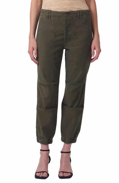 Citizens of Humanity Agni Crop Twill Utility Trousers