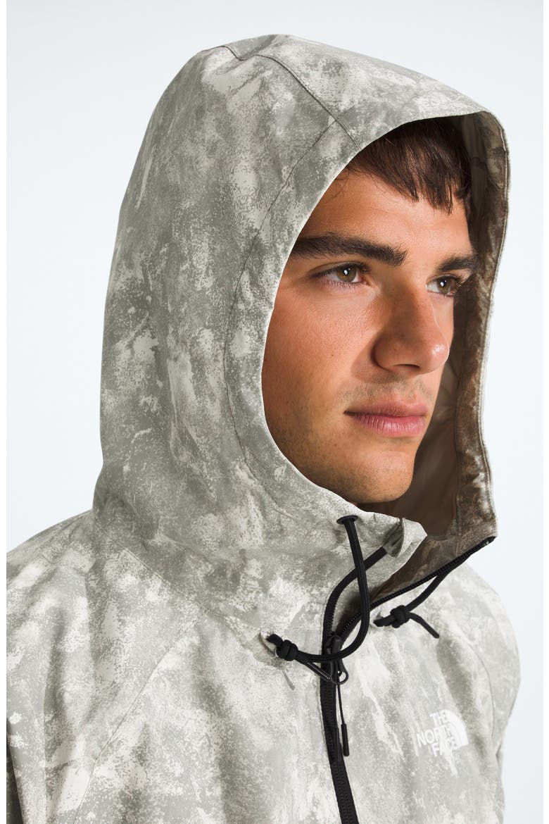 Antora Waterproof Hooded Rain Parka, Alternate, color, STONE SLAB CHALK TEXTURE PRINT