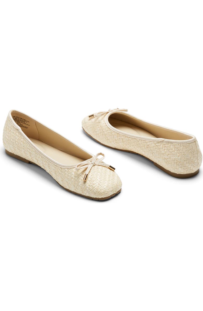 Reaction Kenneth Cole Elstree Flat, Alternate, color, Natural Raffia
