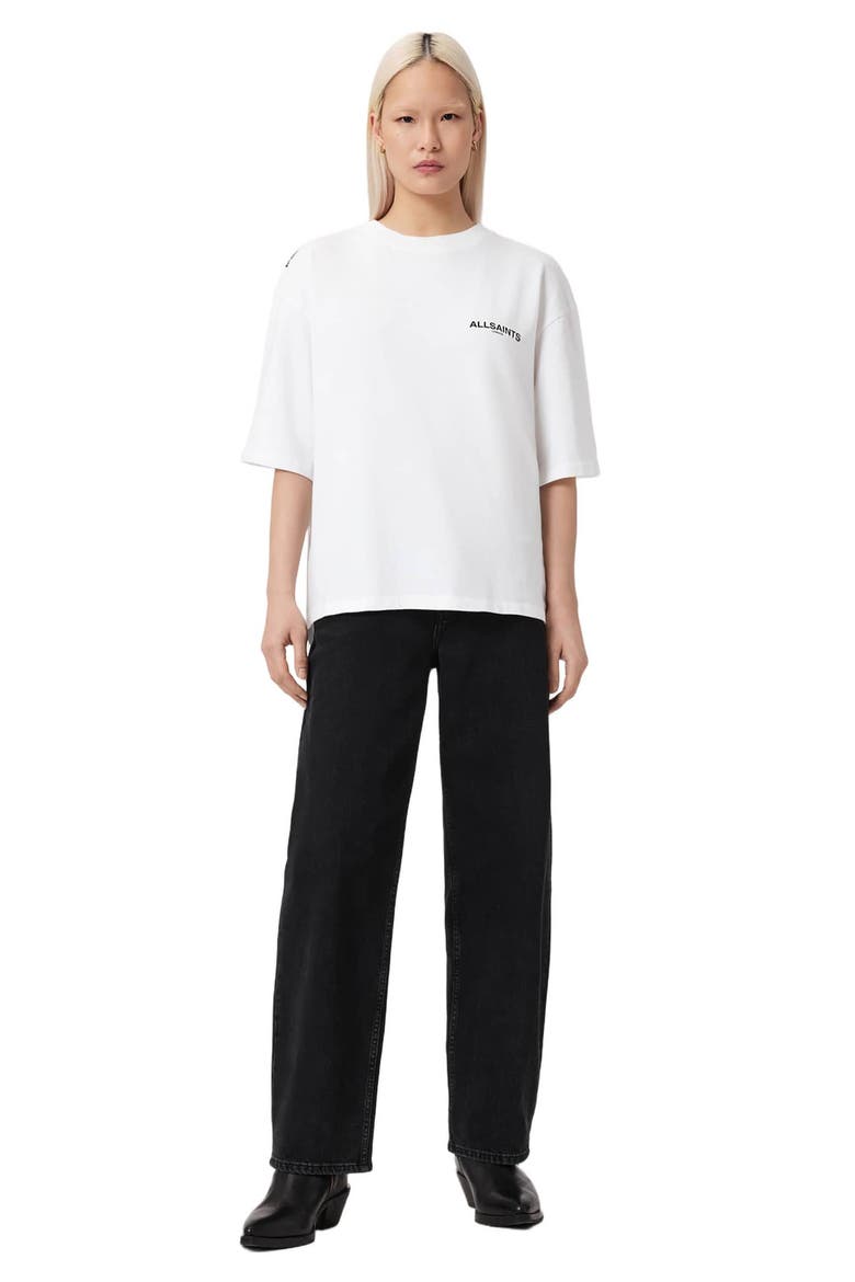 Swoop Amelie Oversize Cotton Graphic T-Shirt, Alternate, color, OPTIC WHITE