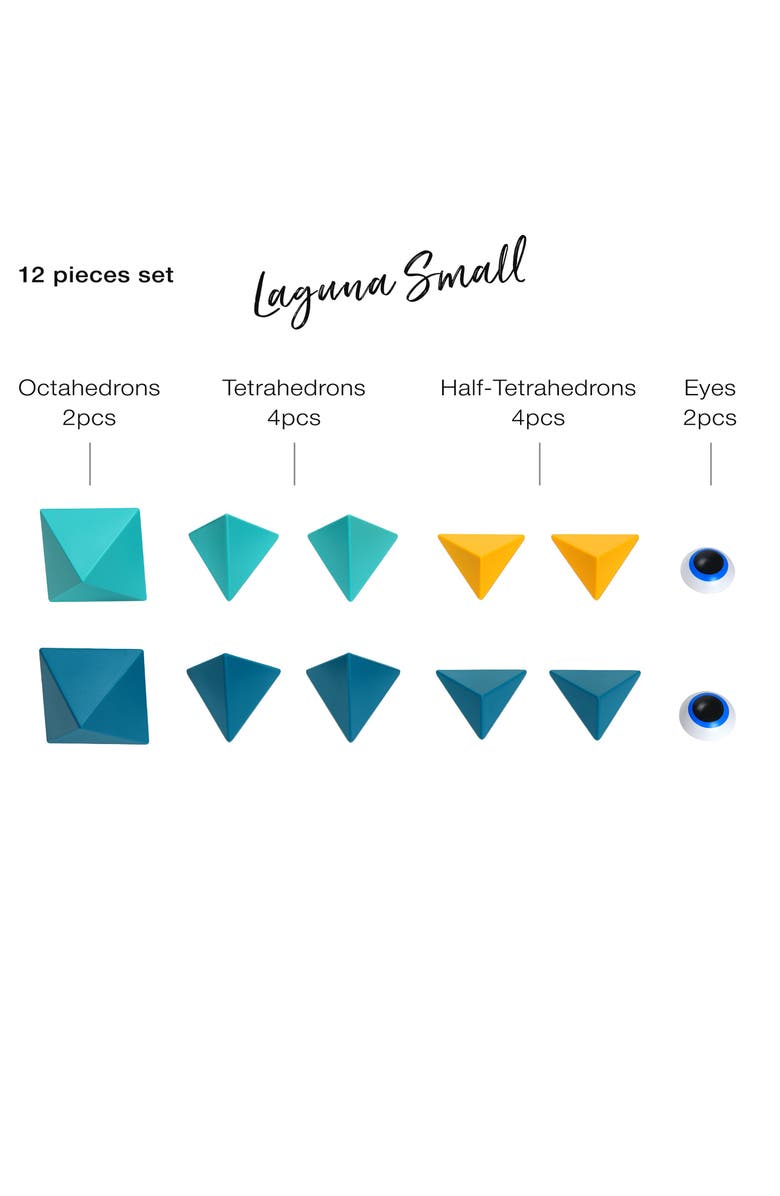 TRIDO Kids' Laguna Small 12-Piece Magnetic Construction Kit, Alternate, color, 