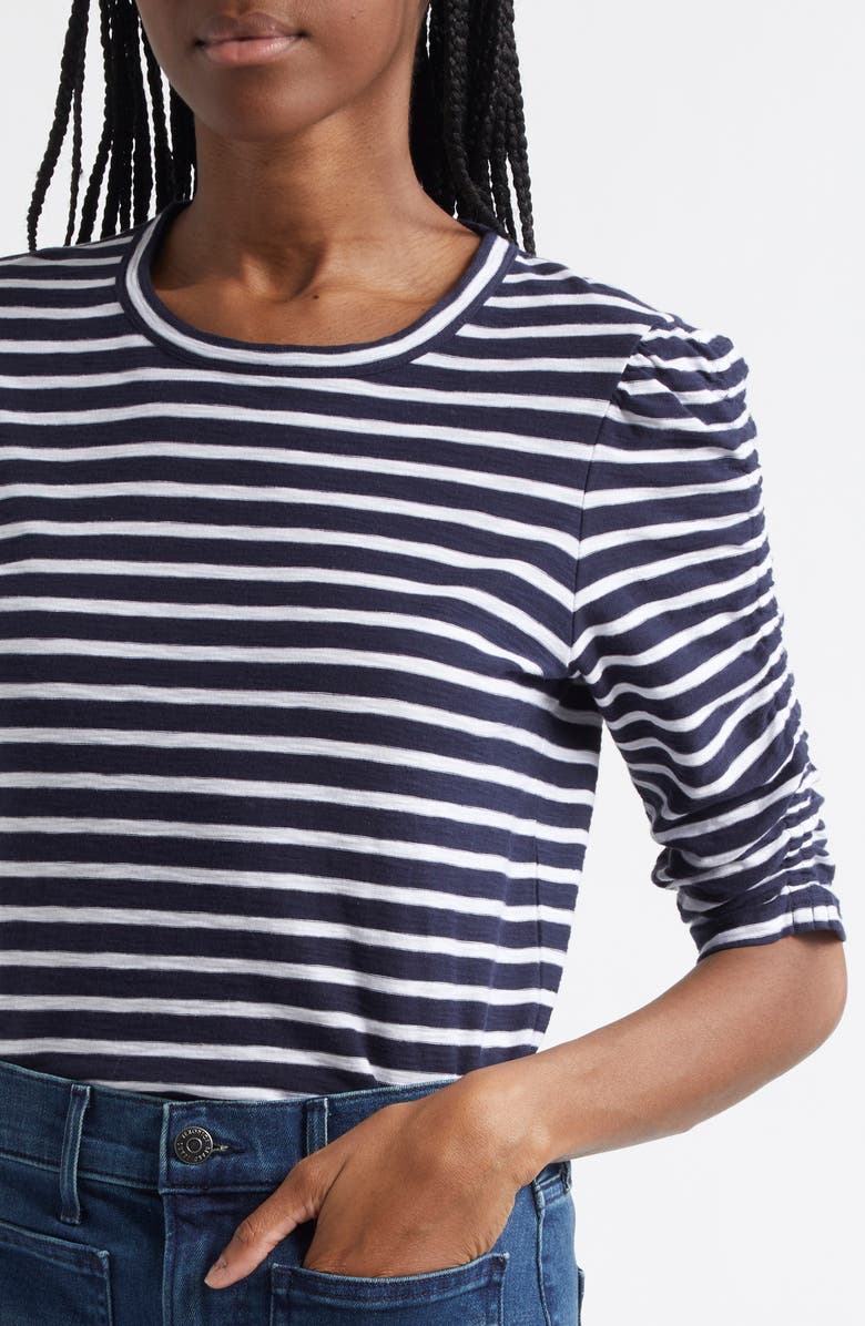 Veronica Beard Waldorf Stripe T-Shirt, Alternate, color, 