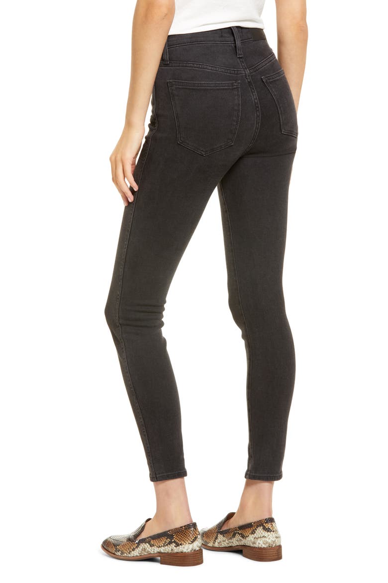 10-Inch High Waist Ankle Skinny Jeans, Alternate, color, STARKEY