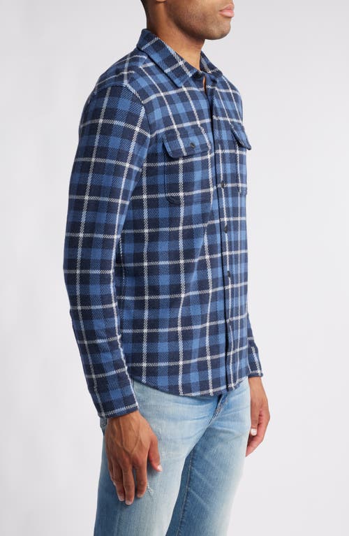 Faherty Legend Sweater Shirt Blue Winds Plaid