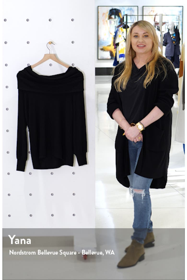 Gibson Cozy Fleece Convertible Neck Sweatshirt video