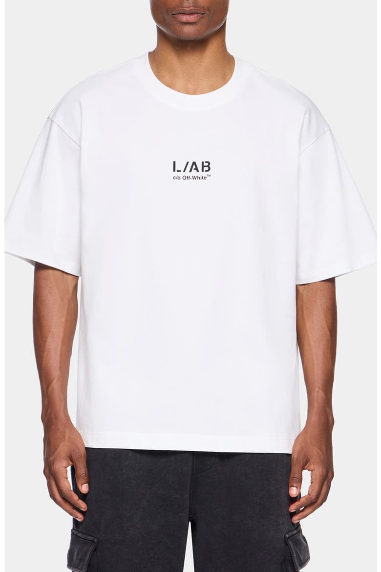 Logo Graphic Cotton T-Shirt, Main, color, WHITE
