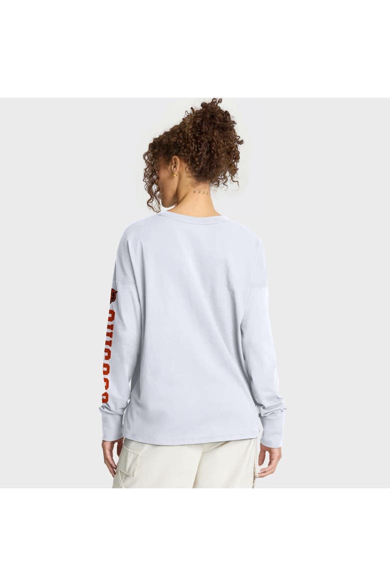 Women's Fanatics White Chicago Bears Hometown Legacy Long Sleeve T-Shirt, Alternate, color, White