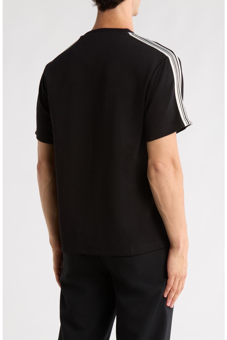 Relaxed Fit Cotton Blend T-Shirt, Alternate, color, BLACK