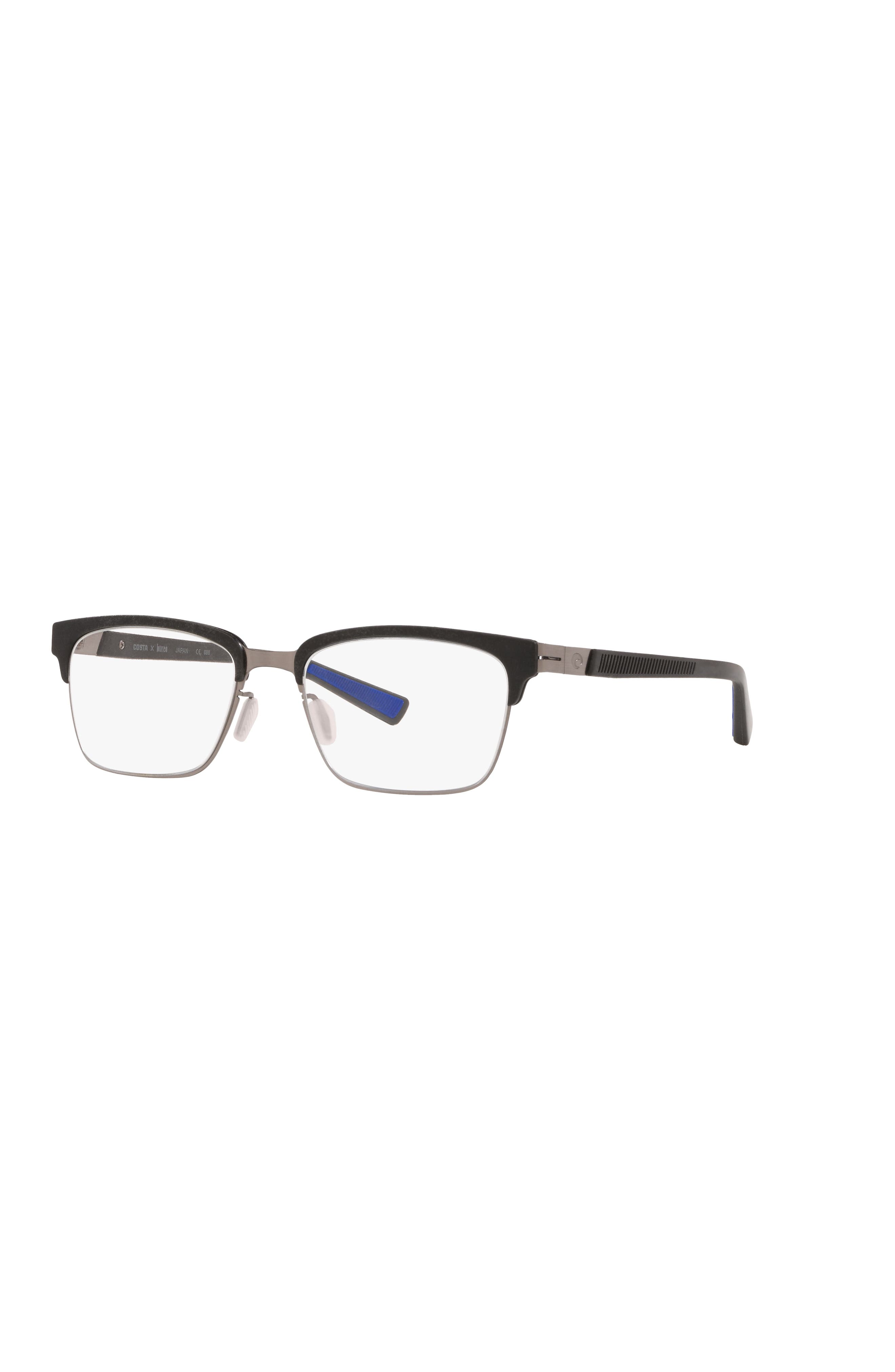 Costa 52mm Rectangle optical glasses in Grey 