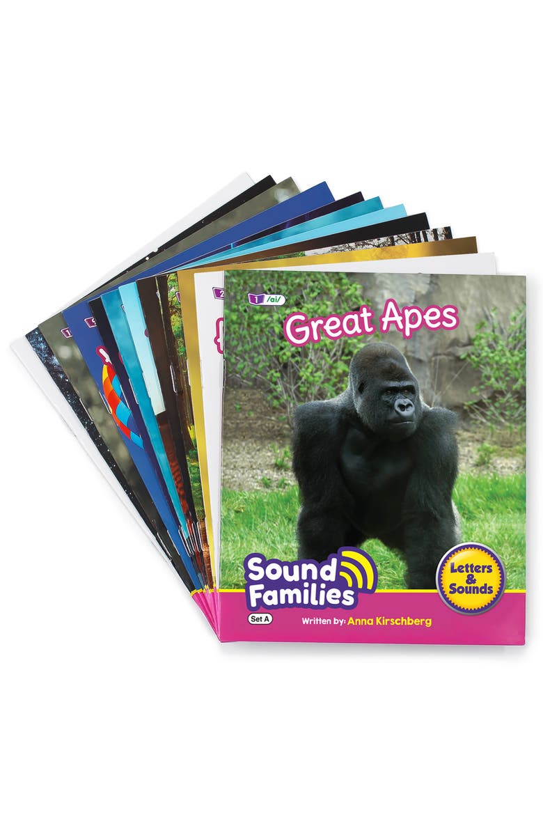 Junior Learning Decodable Readers Sound Families, Alternate, color, Multicolored