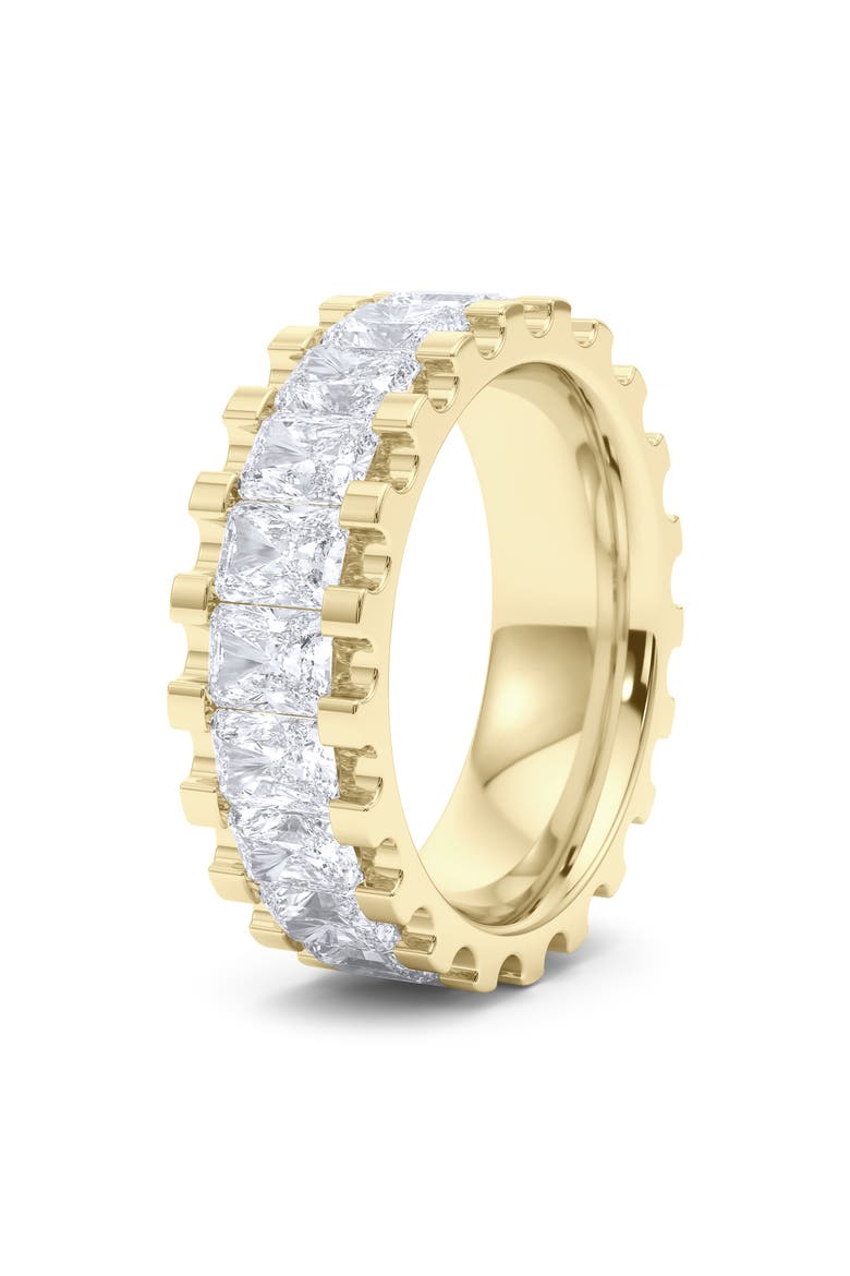 Radiant Cut Lab Grown Diamond Channel Ring, Alternate, color, 18K YELLOW GOLD