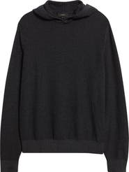 Vince Geometric Jacquard Wool & Cashmere Blend Hoodie