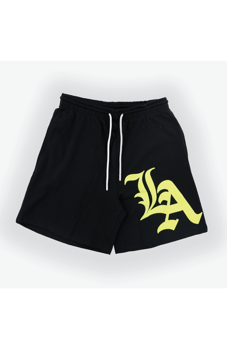 Fly By Night Victory Shorts, Main, color, Black/ Safety Yellow