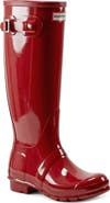 Hunter Refined Tall Gloss Waterproof Rain Boot