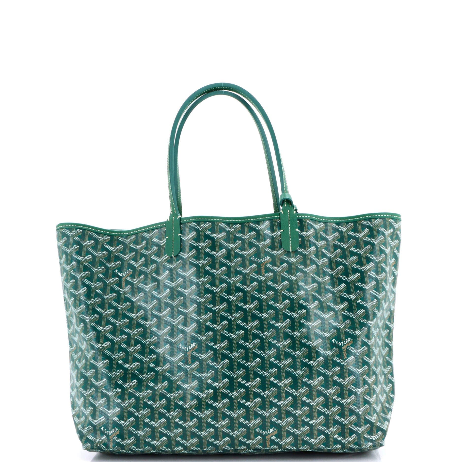 Saint Louis Tote Coated Canvas PM, Alternate, color, Green