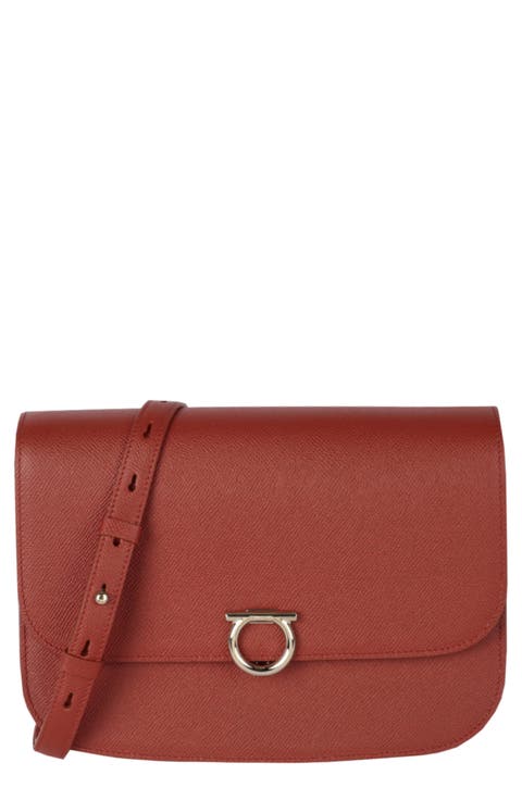 Gemini Leather Crossbody Bag
