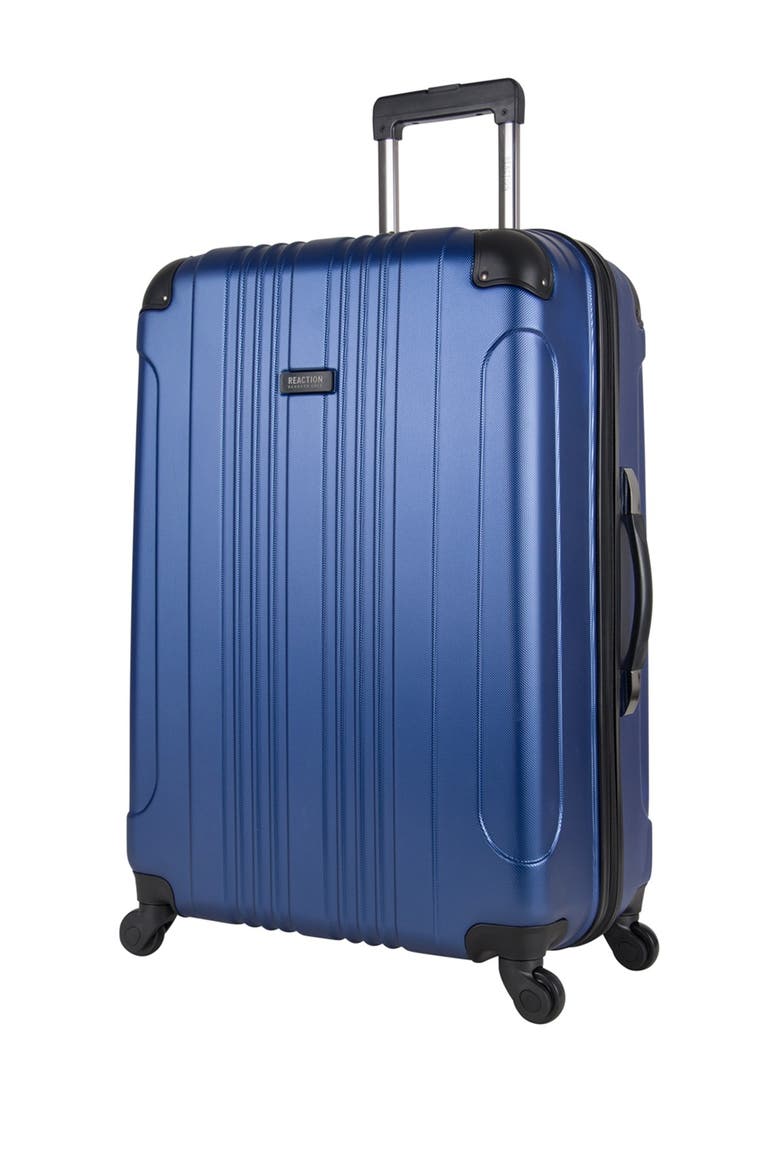 Out of Bounds Hardshell Four-Wheel Spinner Suitcase, Alternate, color, COBALT
