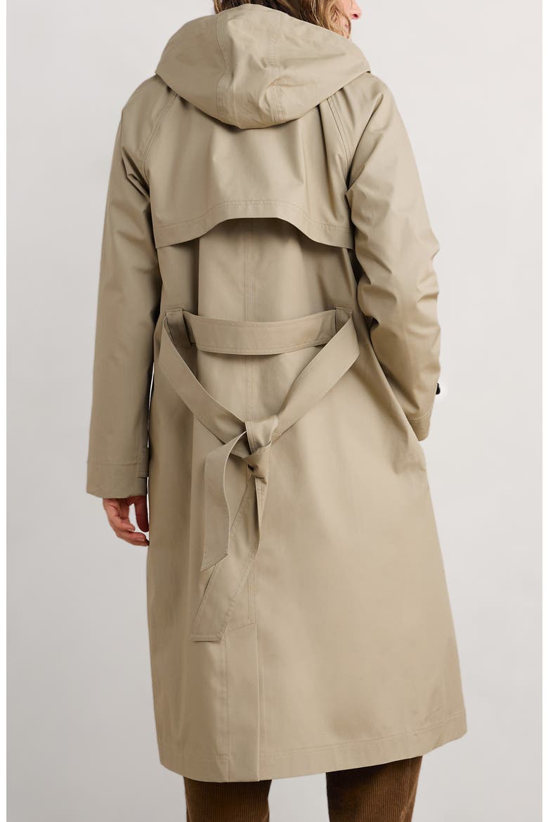 Penweathers Waterproof Trench Coat, Alternate, color, SEED WHITE