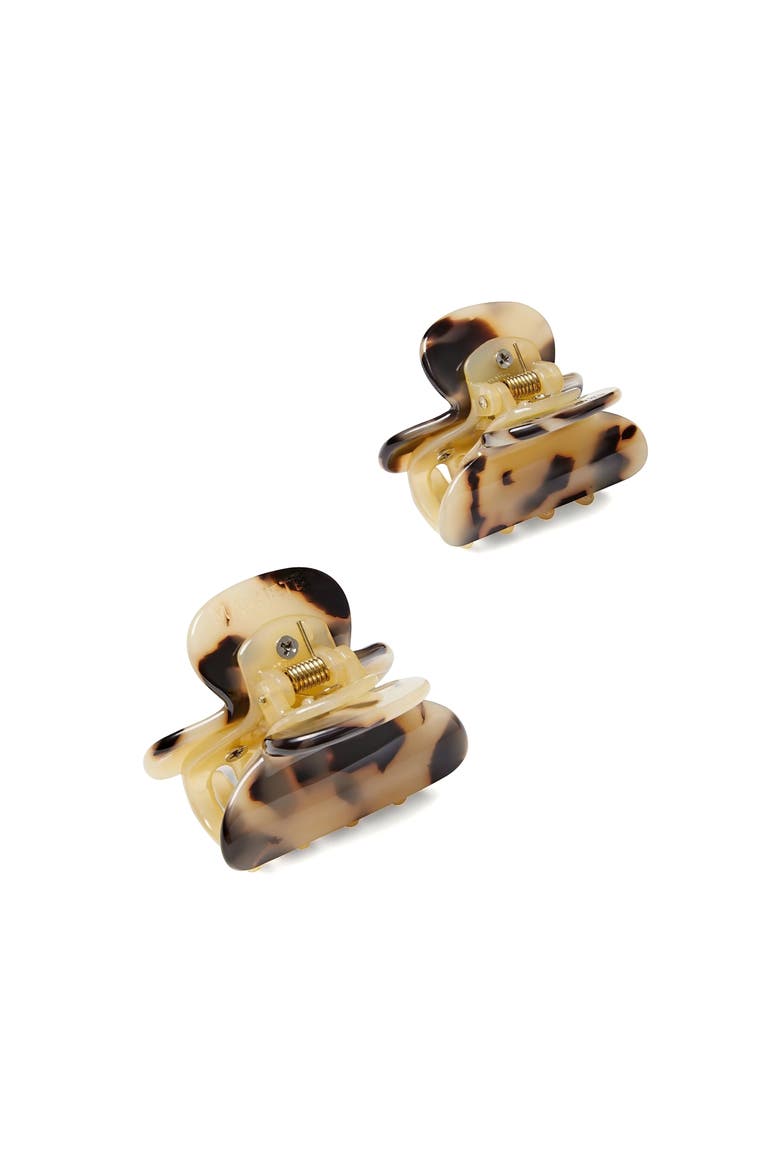 Twin Heirloom Claws, Alternate, color, Blonde Tortoise
