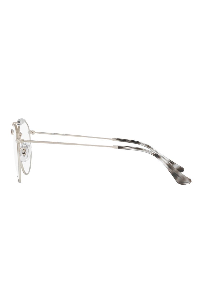 50mm Round Optical Glasses, Alternate, color, SILVER