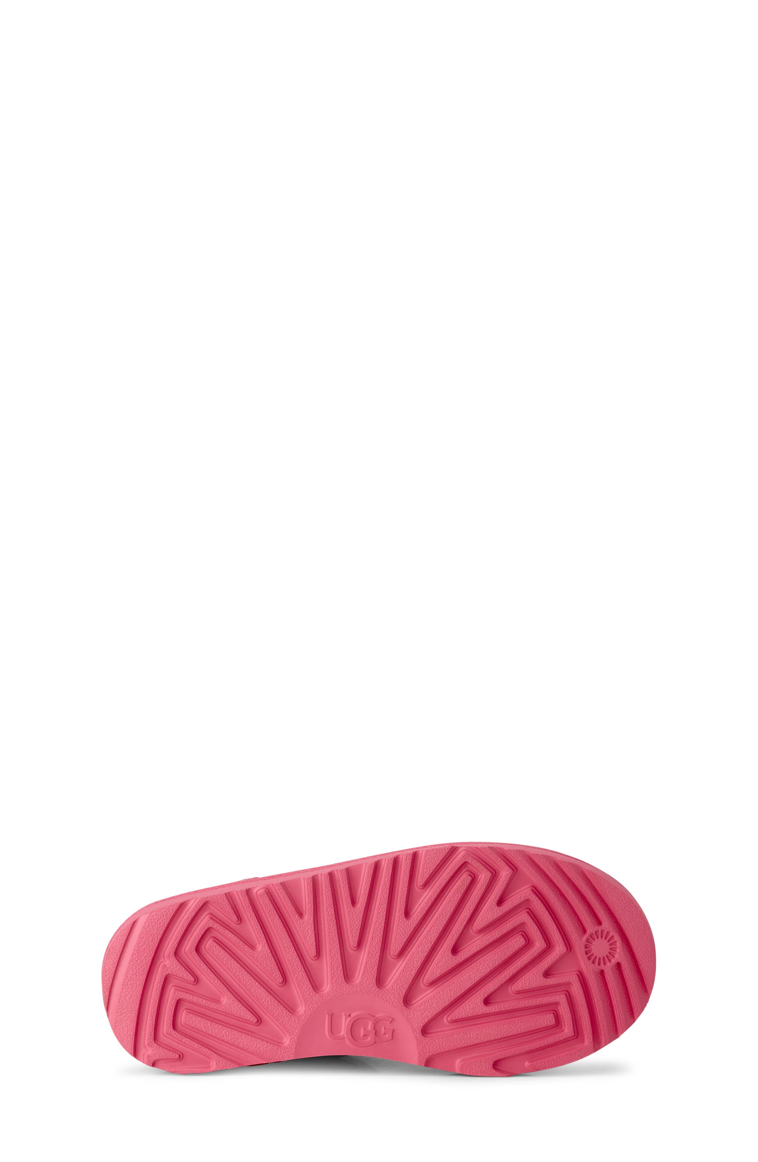 Kids' Classic Mini II Water Resistant Genuine Shearling Boot, Alternate, color, PINK BLOOM