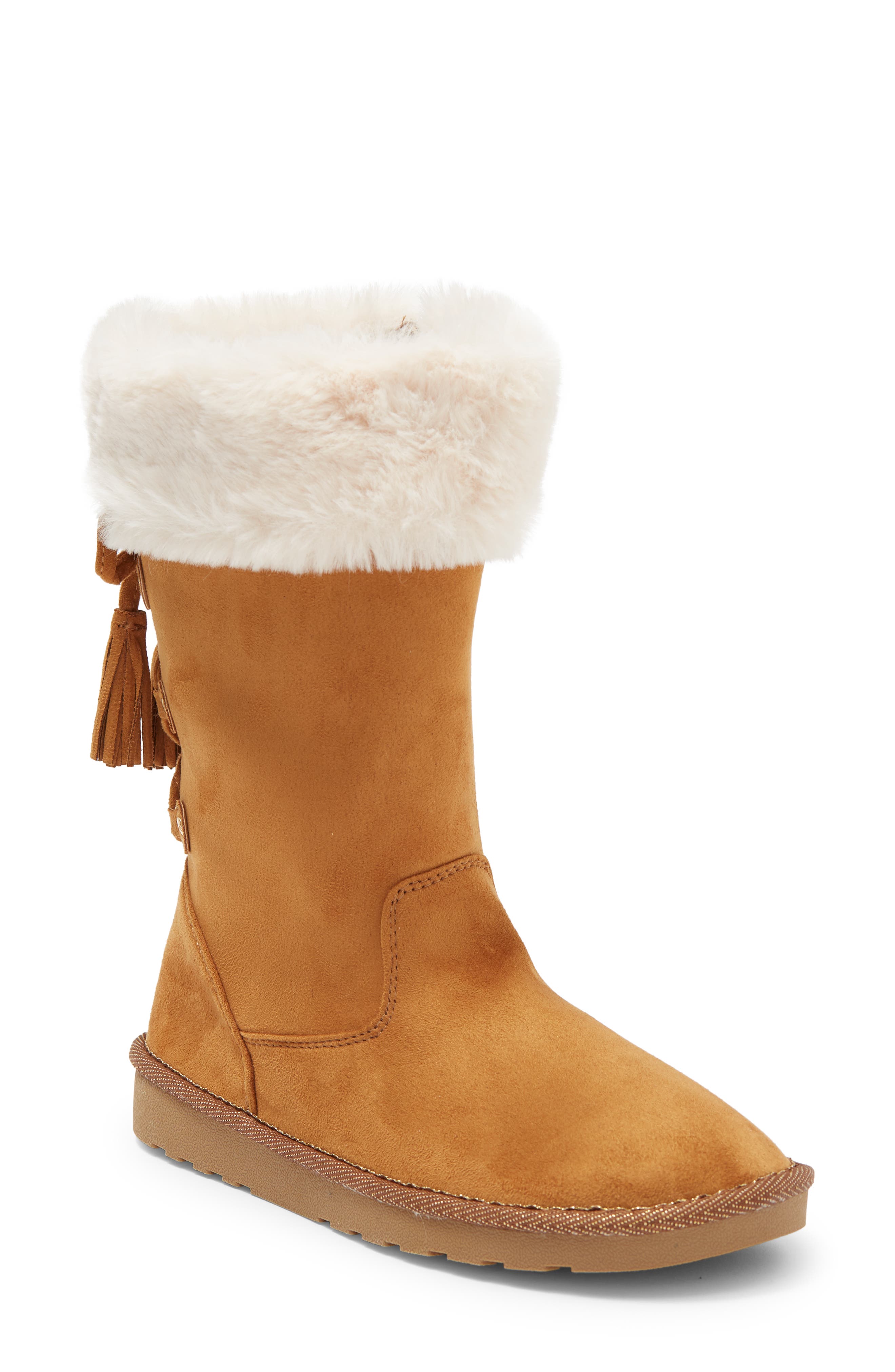 Khombu Faux Fur Trimmed Waterproof Boot (Women) | Nordstromrack