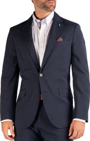 TailorByrd Textured Grid Sport Coat