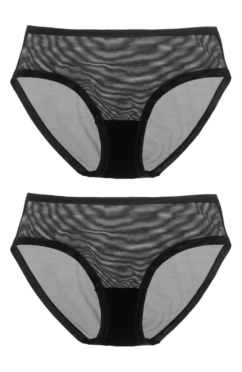 EBY 2-Pack Sheer Panties, Main, color,