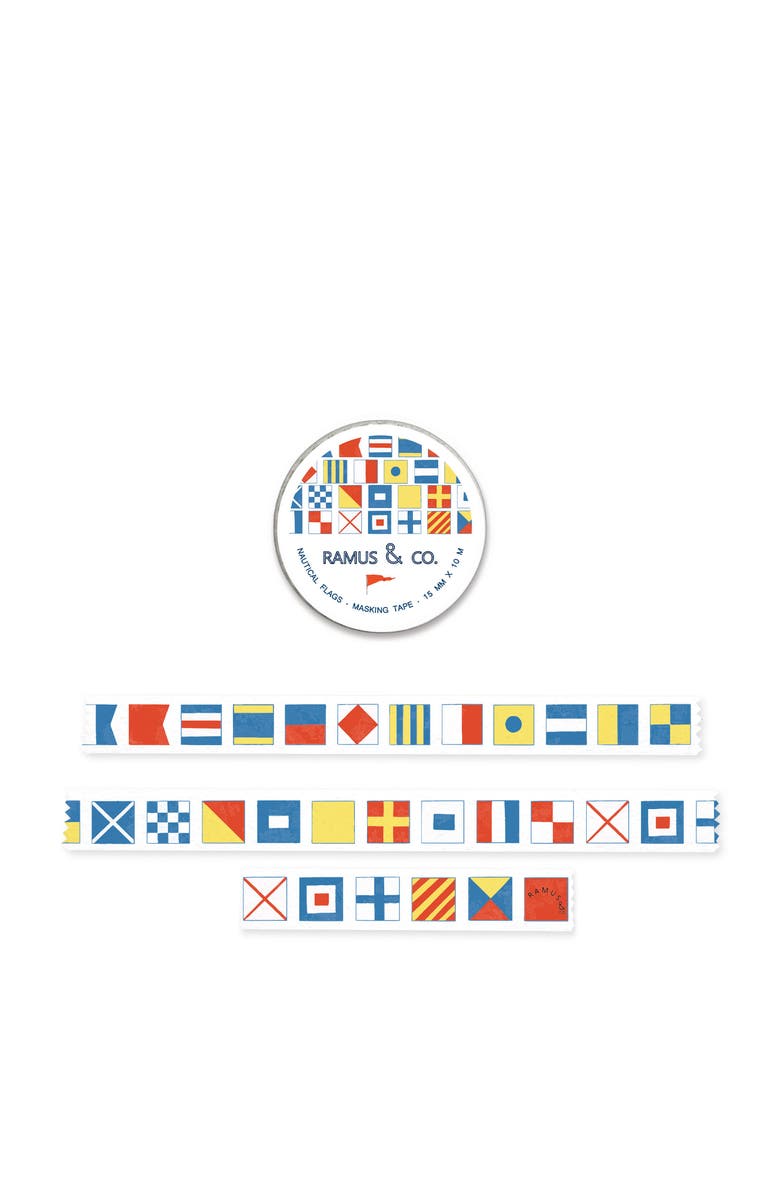 Ramus & Co Illustrated Masking Tape - 3ct Rolls, Assorted Rolls, Alternate, color, Multi-Pack