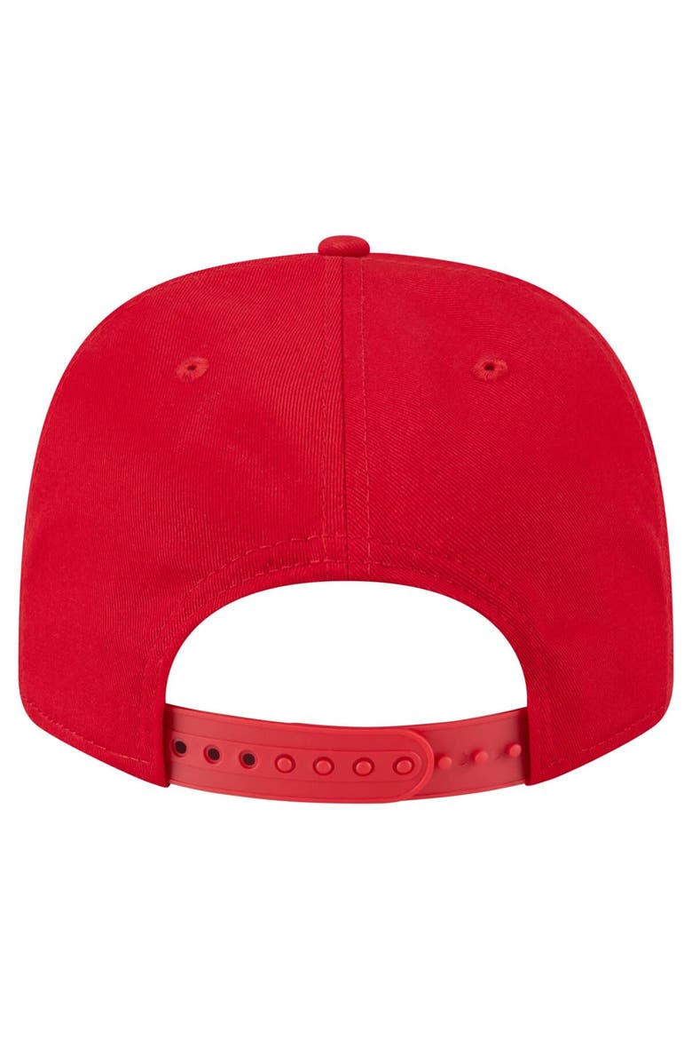 Men's New Era Red Philadelphia Phillies Circle Patch 9SEVENTY Stretch-Snap Hat, Alternate, color, Red