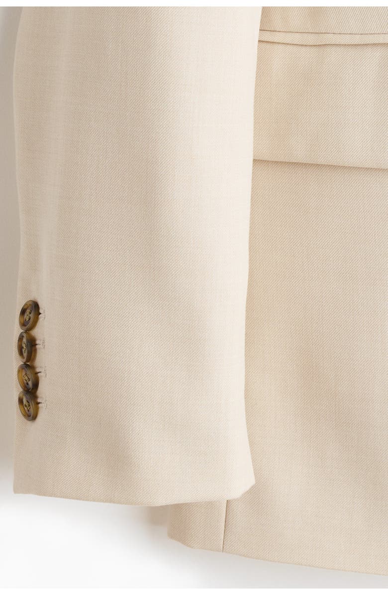 H&M Double-breasted Blazer, Alternate, color, Light Beige