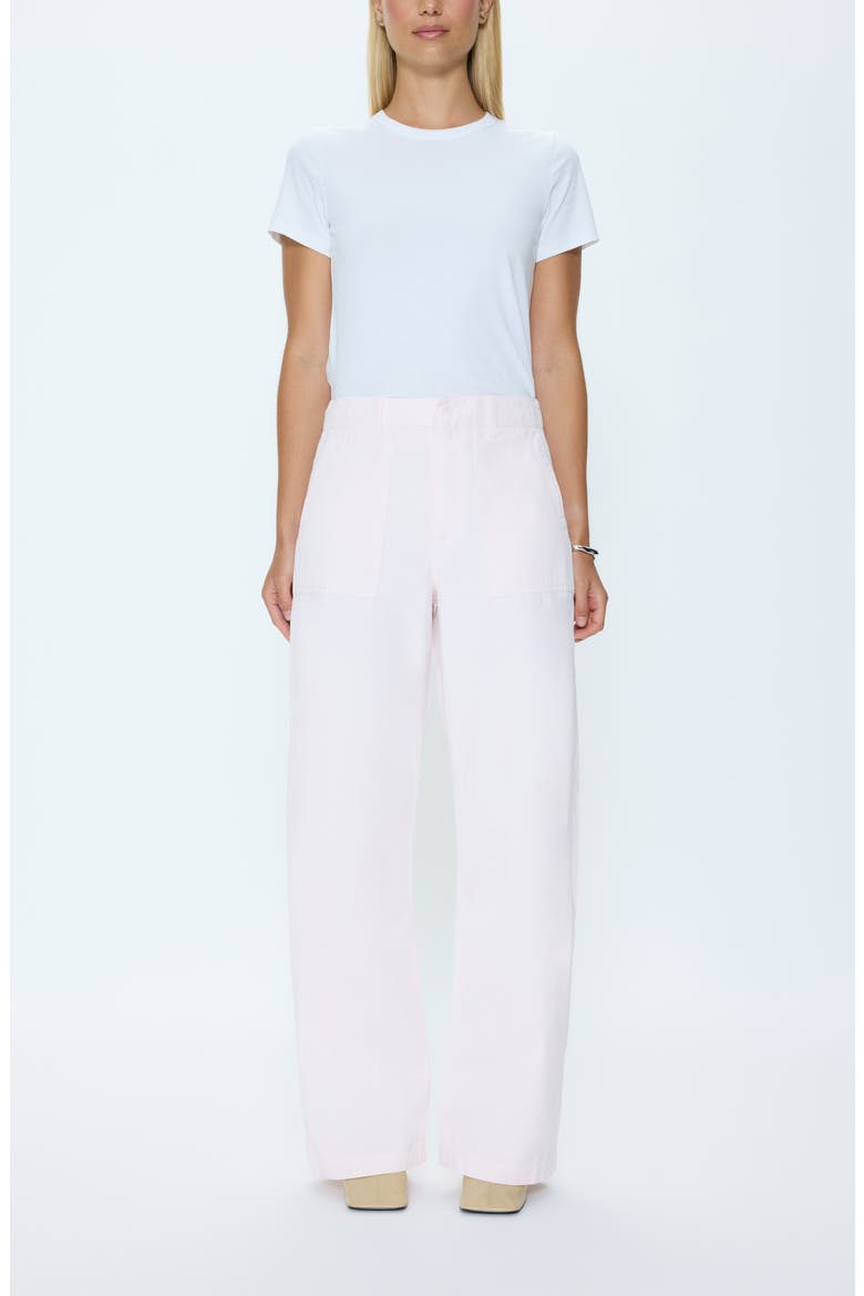 Wren Patch Pocket Wide Leg Jeans, Alternate, color, ICE PINK