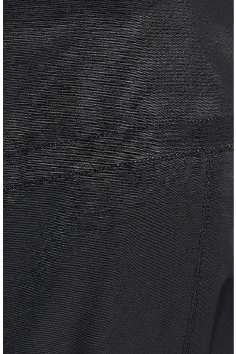 Double Breasted Trench Coat, Alternate, color, BLACK