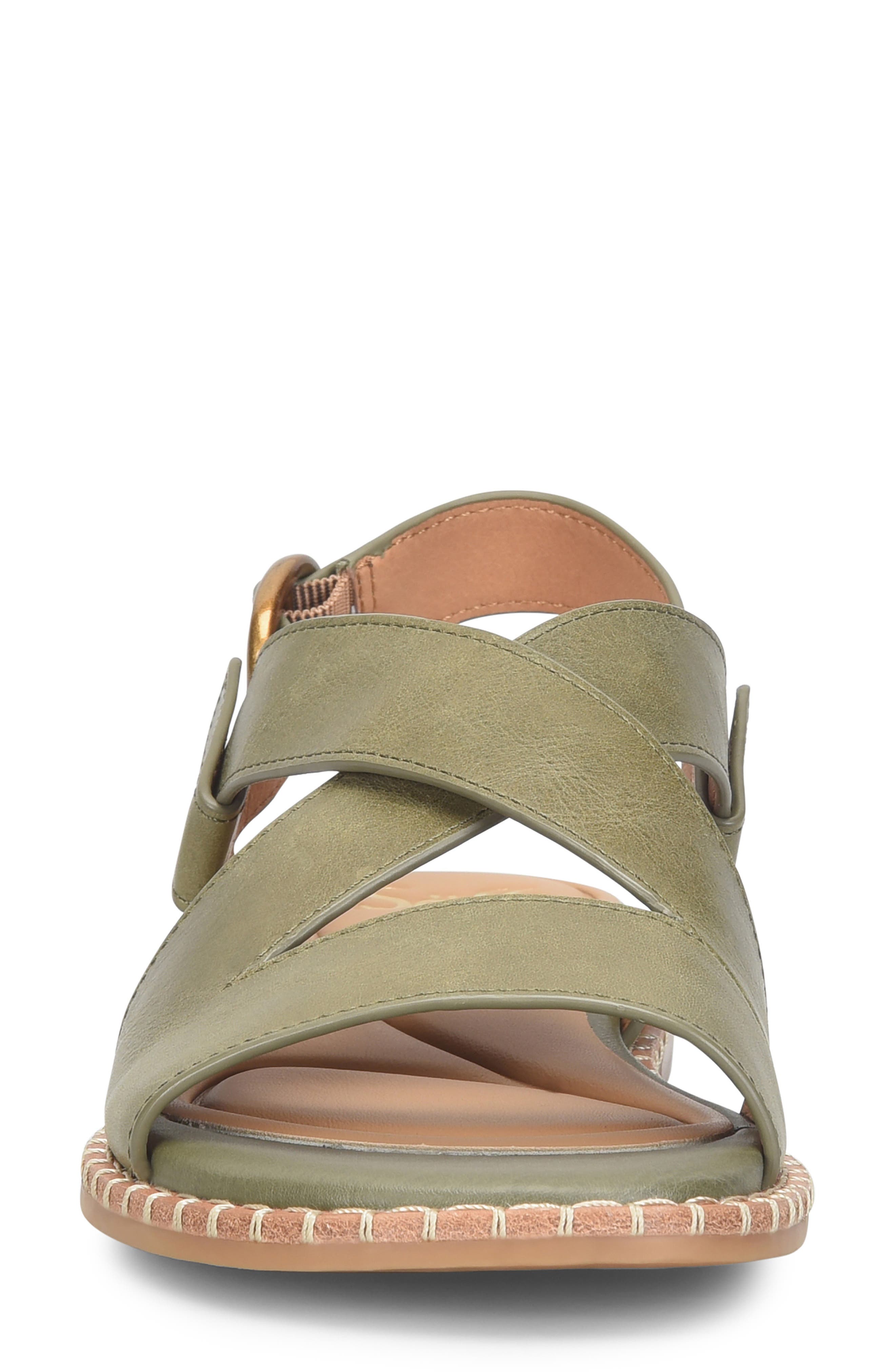 Söfft Nadia Slingback Sandal, Alternate, color, Hedge Green