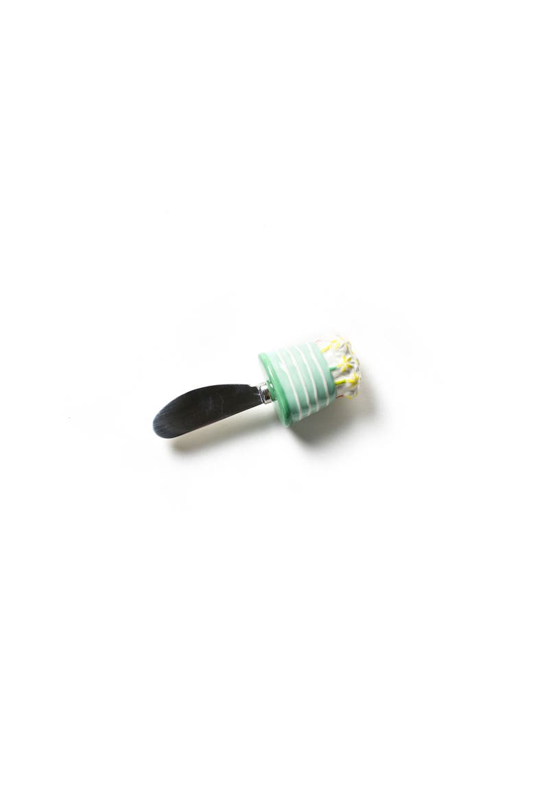 Sparkle Cake Appetizer Spreader, Alternate, color, Blue