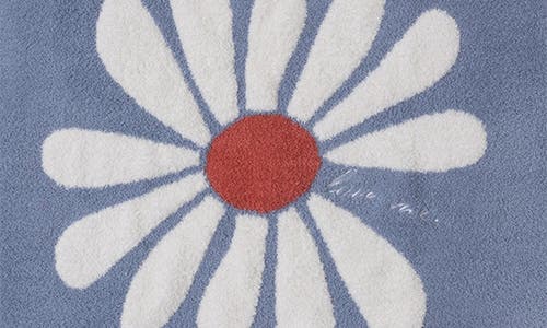 Barefoot Dreams Daisy Jacquard Cozychic® Stroller Blanket In Ocean Air Multi