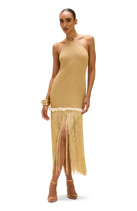 Aurea Crochet Midi Dress