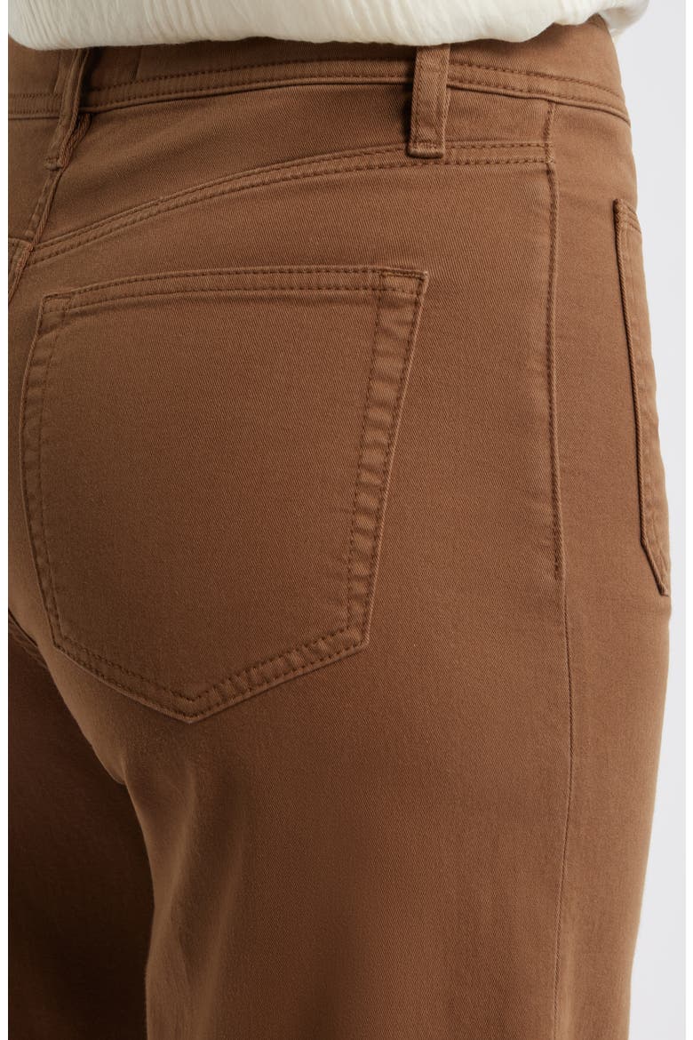 Le Slim Palazzo Harbor Pocket High Waist Wide Leg Jeans, Alternate, color, LEDGER
