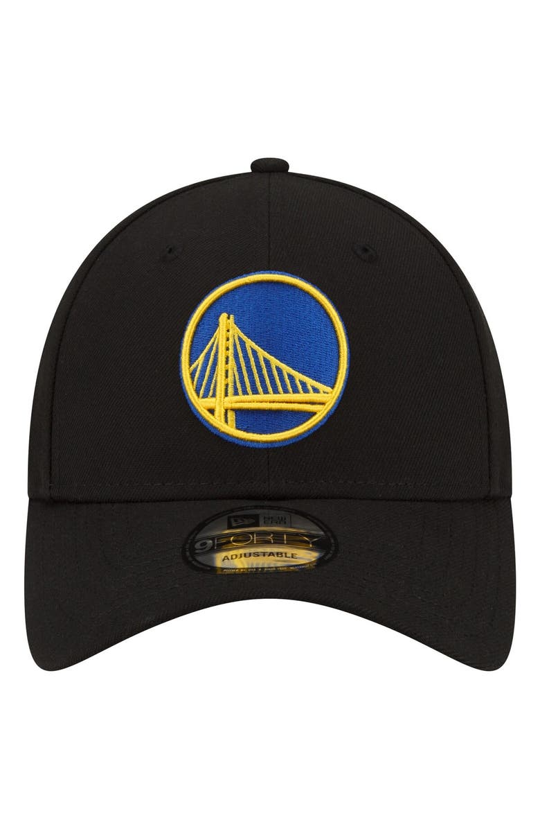 New Era Men's New Era Black Golden State Warriors The League 9FORTY Adjustable Hat, Alternate, color,