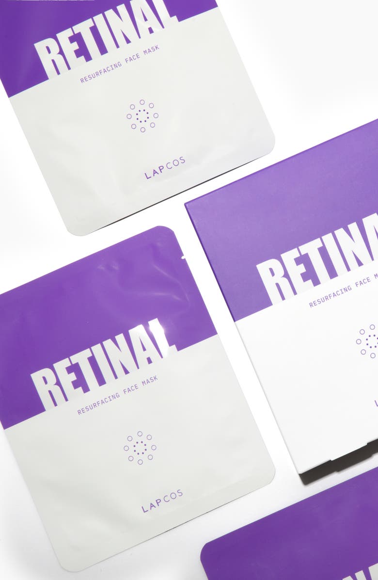 LAPCOS Retinal Resurfacing Sheet Mask, Alternate, color, Purple