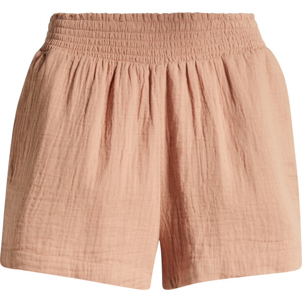Shop Billabong In The Waves Cotton Gauze Shorts