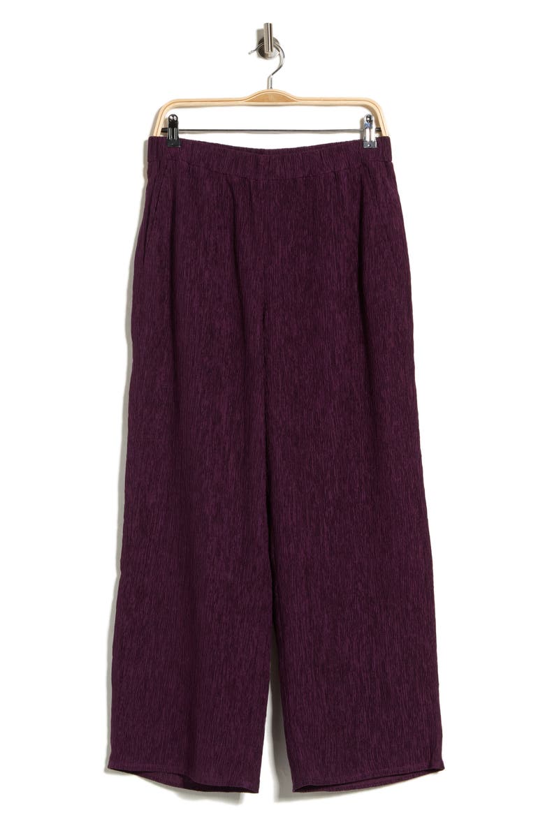 Ankle Wide Leg Pants, Alternate, color, BLACKBERRY