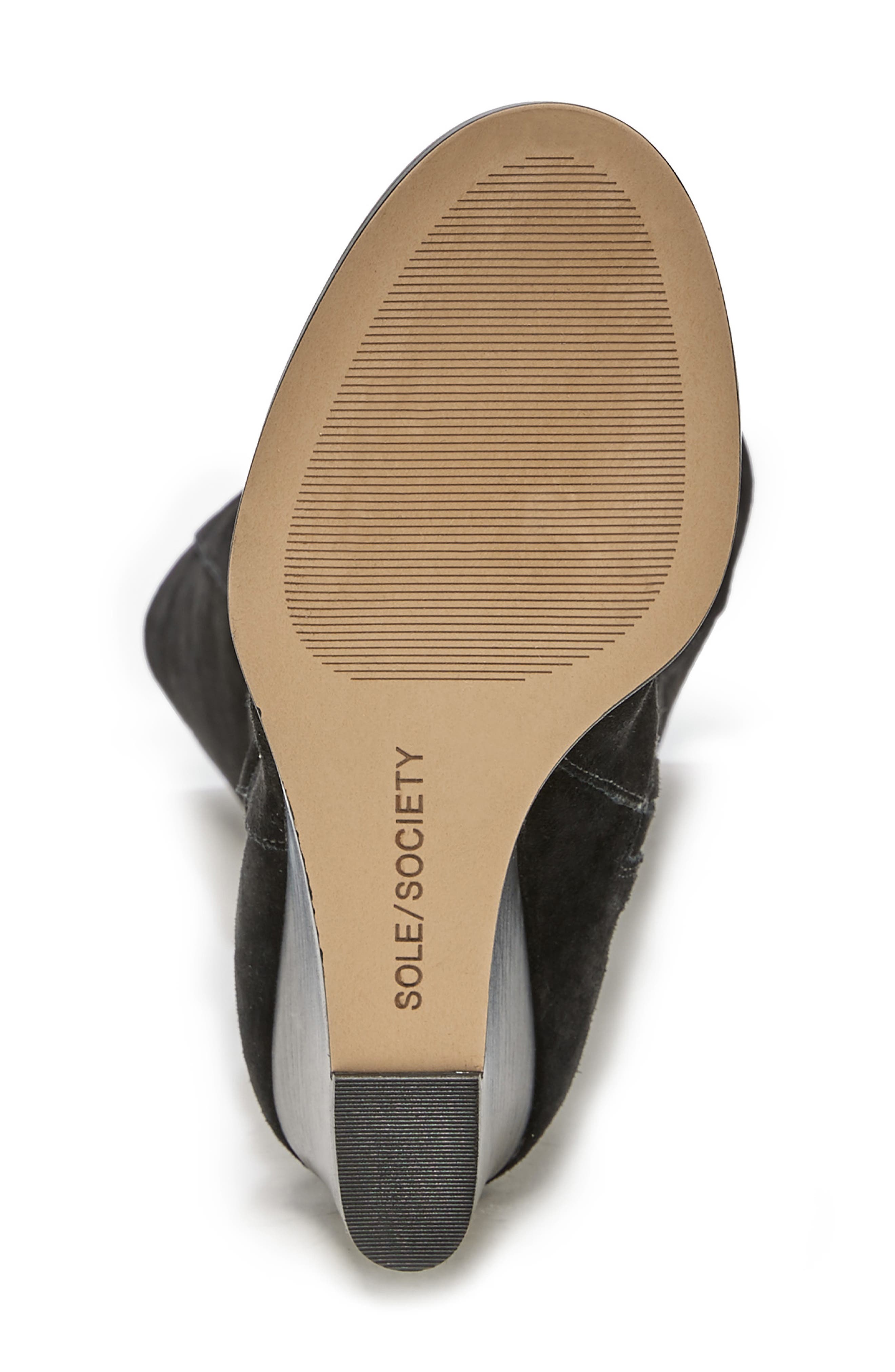 Sole Society Prony Knee High Wedge Boot, Alternate, color, 