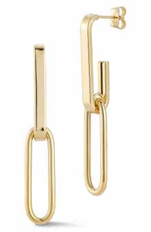 Ember Fine Jewelry 14K Gold Link Drop Earrings