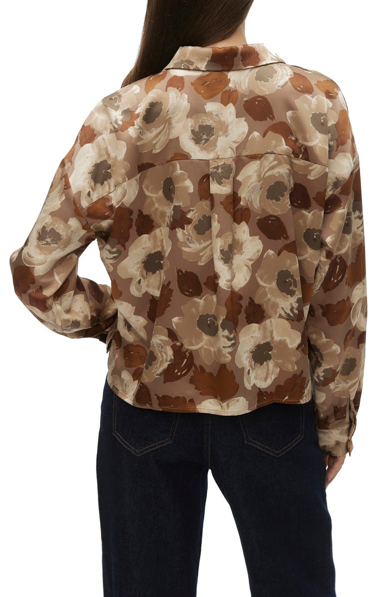 VERO MODA Merle Nelly Floral Print Button-Up Shirt, Alternate, color, 