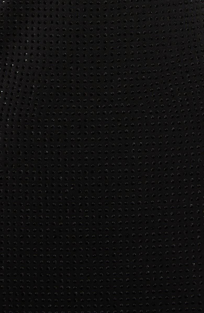 Versace Beaded Cowl Neck Cocktail Dress, Alternate, color,