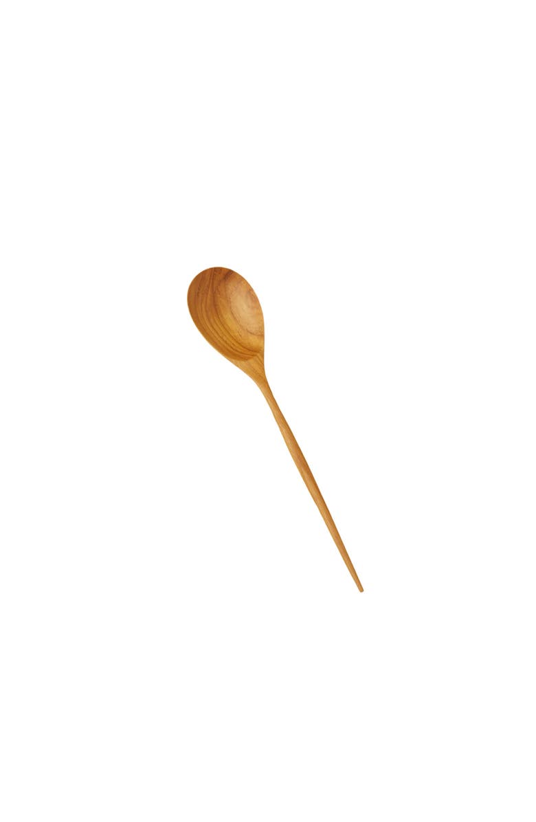 Be Home Padma Teak Mixing Spoon, Main, color, Brown