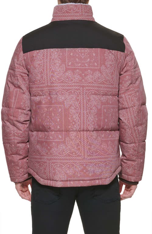 Levi's® Woodsman High Pile Fleece Puffer Jacket In Pink