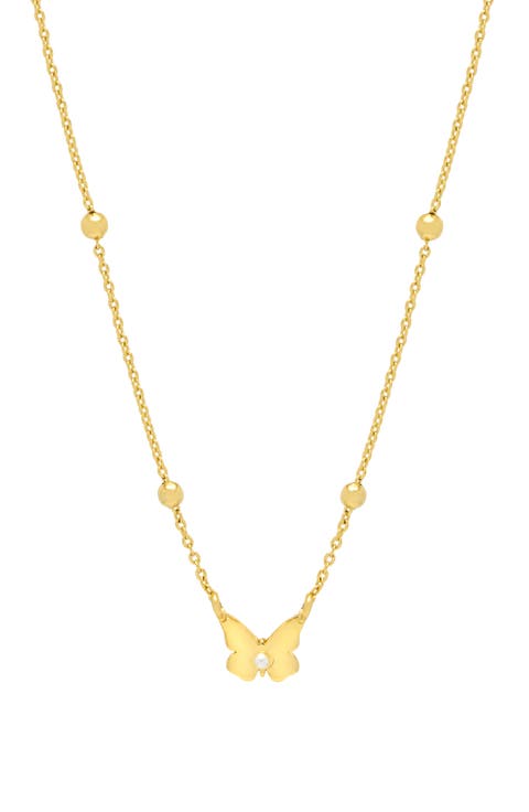 Butterfly Pendant Necklace